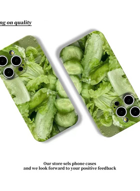 蔬菜沙拉手机壳小米15ultra夏天note14Pro生菜13黄瓜12夏日清新11绿色红米k80k70k60森系k50适用10女透明软壳