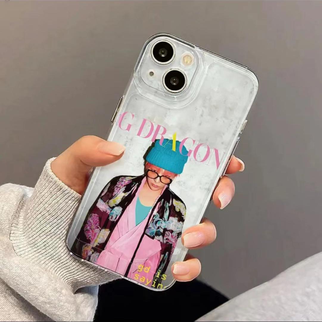 小米权志龙彩银手机壳