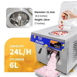 保鲜制作出料一体硬冰淇淋机意大利手工雪糕机商用gelato全自动