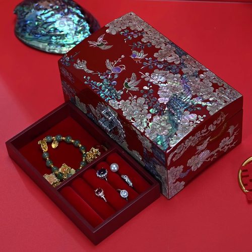 小姐姐很喜欢的国潮螺钿首饰盒