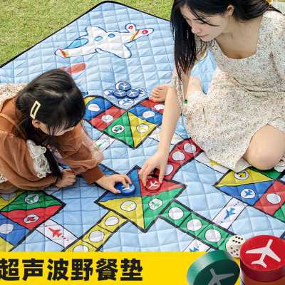 野餐垫防潮垫加厚户外露营露营帐篷地垫便携帐篷隔潮垫飞行棋春游