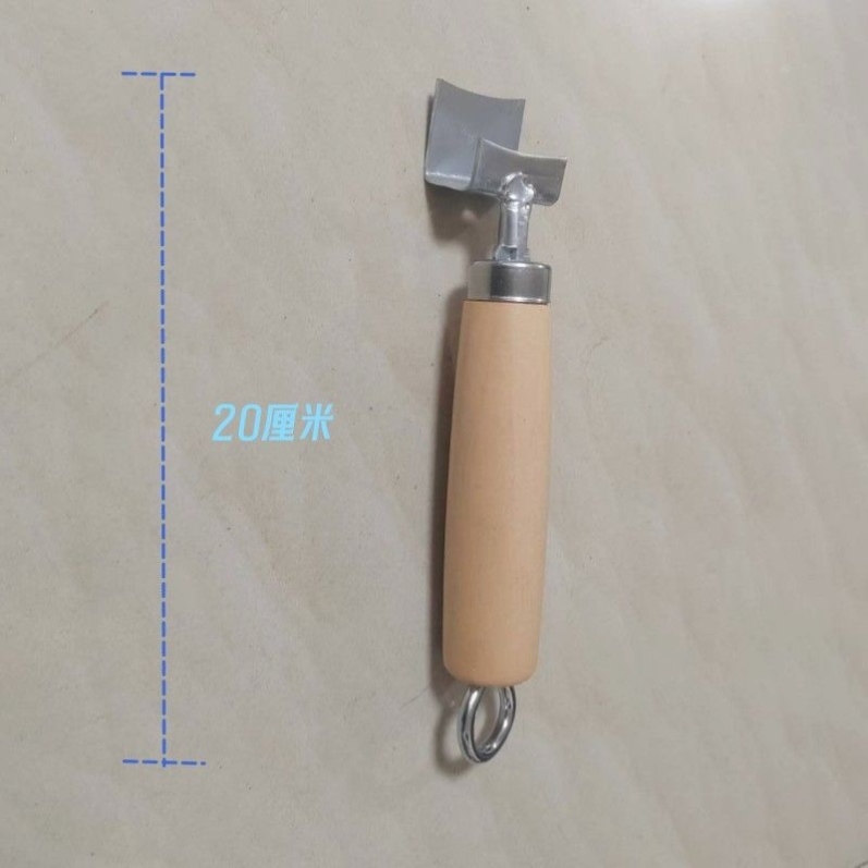 结实耐用炒锅煎锅锅把手柄铁锅配件耐高温硬木加厚防烫实心