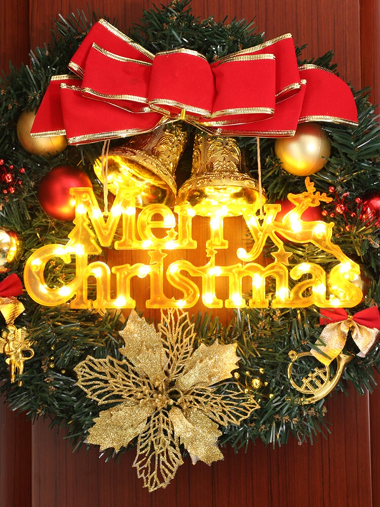 merry christmas灯饰门挂场景布置2024新年派对装饰品酒吧字母灯
