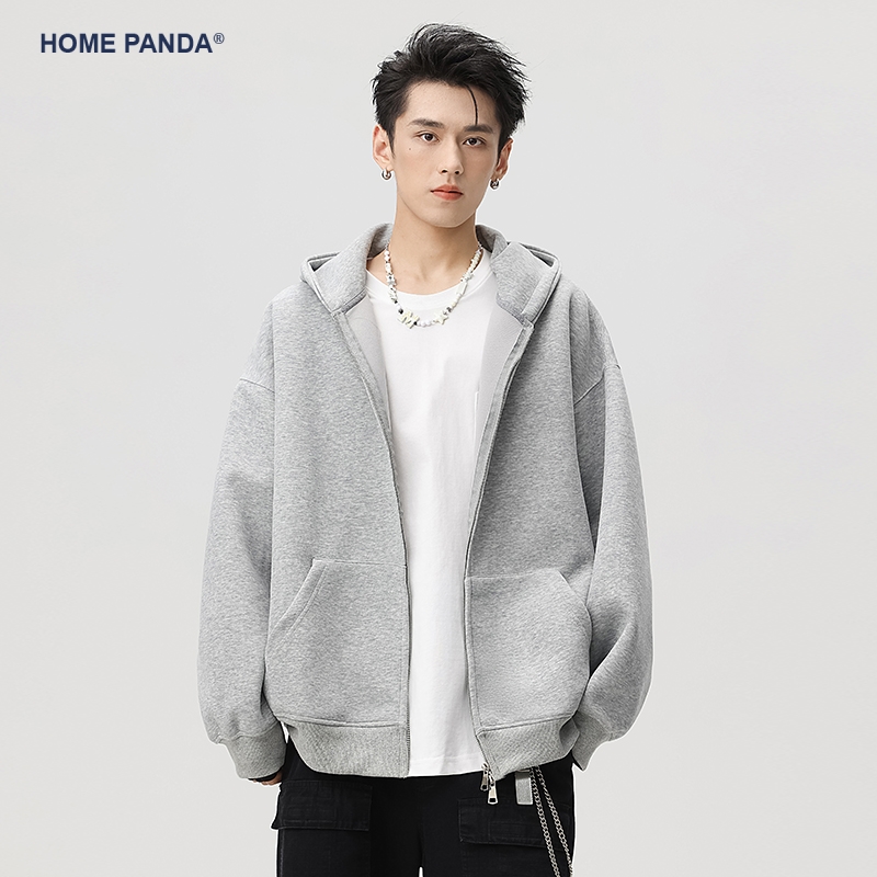 HomePanda重磅连帽开衫卫衣男