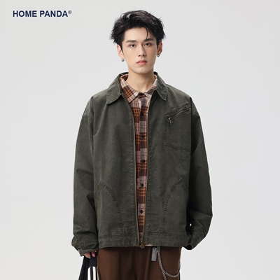 HomePanda水洗底特律夹克男