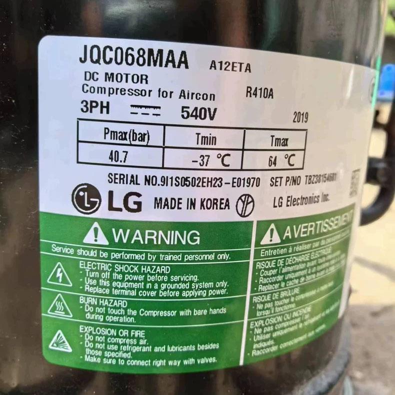 原装空调制冷压缩机JQC068MAA/MAB/JQA048MAF/JQA048MAC/MAA
