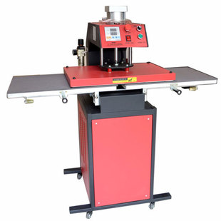 广州欧美气动双工位烫画机 40X60双工位烫画机半自动烫画机厂家