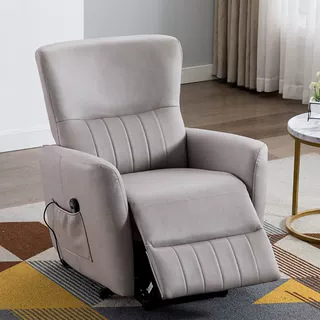 老人助站头等太空舱单人沙发孕妇可躺椅子多功能电动升降科技布艺