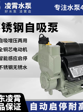 广东凌霄CK增压泵家用自吸抽水泵耐高温空气能太阳能电热水器加压