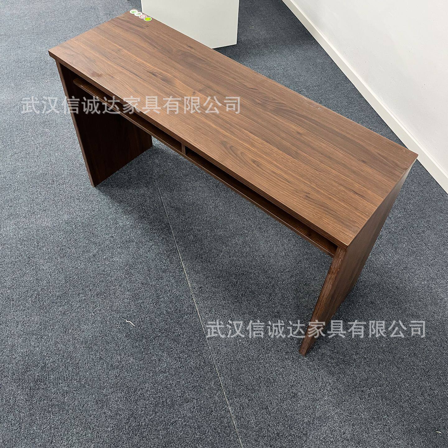 双人培训桌组合教育机构桌椅条形课桌长条桌拼接会议桌大堂桌厂家
