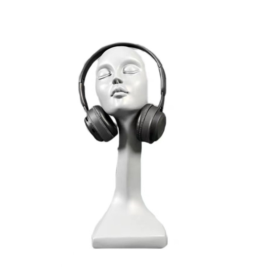 现代简约创意树脂人物冥想人物听音乐人样板房桌面书架软装饰品工