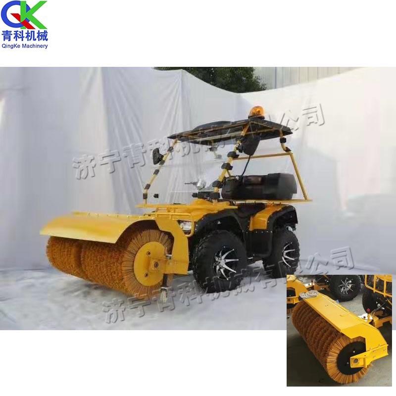 座驾式小型除雪车冬季户外积雪扫雪车东北三省毛刷可倾斜扫地机