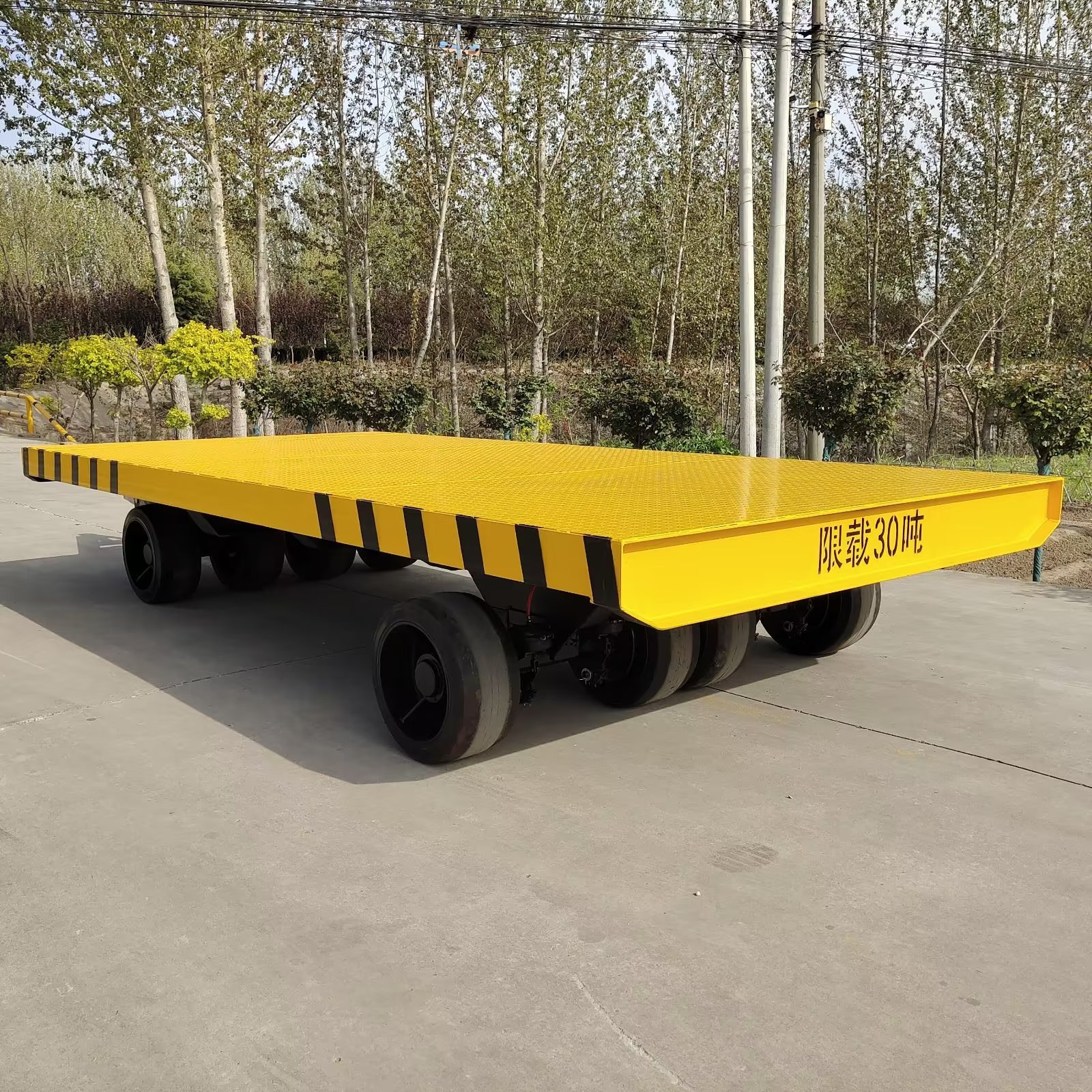 30吨平板拖车重型平板拖车 气刹工具车 物流拖运挂车设备厂家