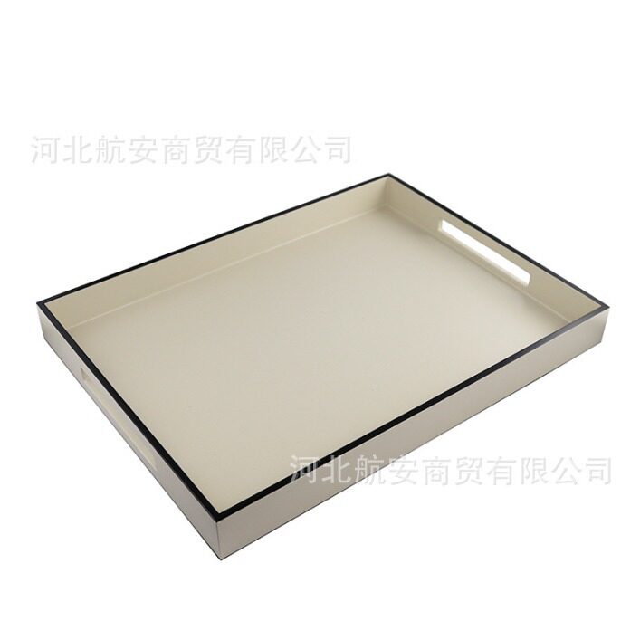 现代简约创意木质托盘收纳盘装饰盘桌面软装饰品摆件工艺品装饰