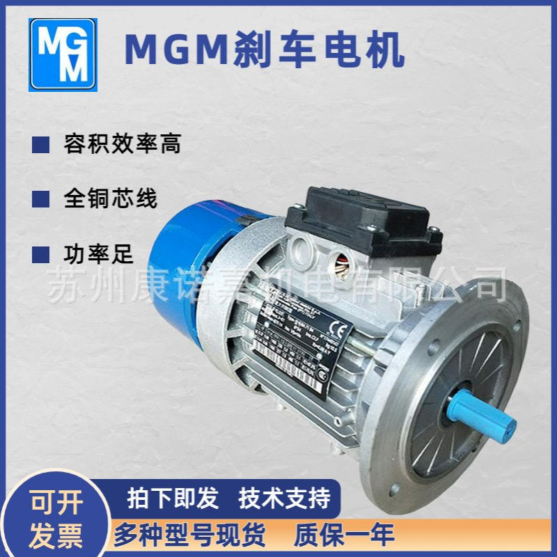 MGM风力发电 7.5kw偏航电机 BA132MA4刹车步进电机