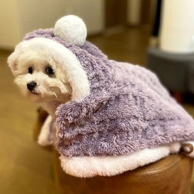 披风小型犬狗狗斗篷毛毯德文被子