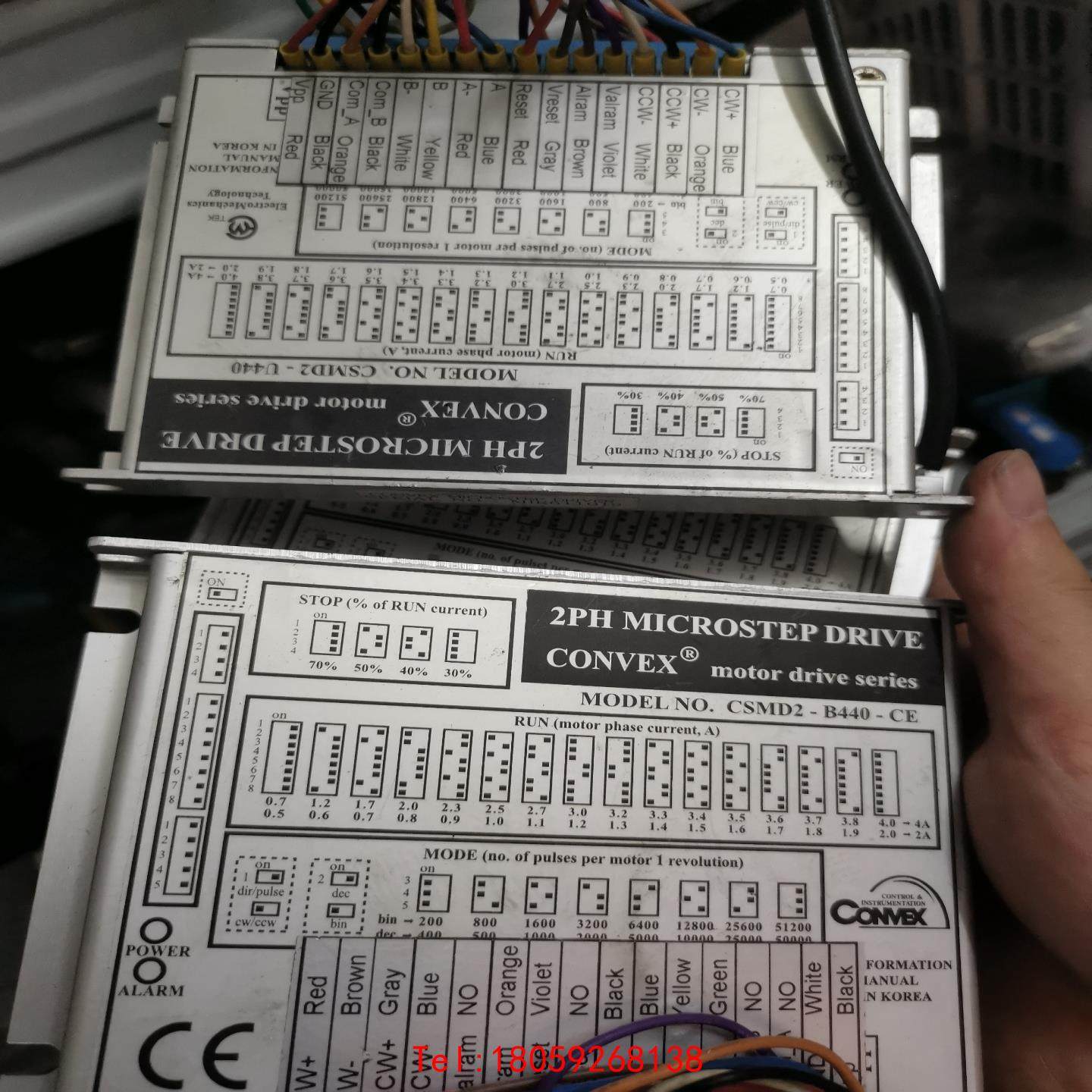 【非标价】拆机 convex韩国两相6线步进驱动器 ， ASM设备用