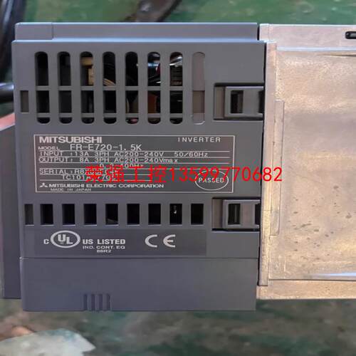 【荣强工控】三菱变频器FR-E720-1.5K拆机 包好议价