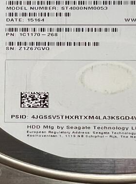 Seagate希捷ST4000NM0025 企业级服务器盘3