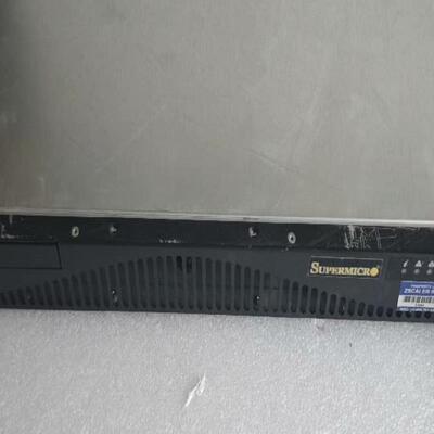 超微 X9SCL+-F 1U服务器整机CSE-512