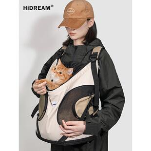 胸前猫包宠物外出包便携透气猫包遛狗包户外高颜值双肩包抱猫神器