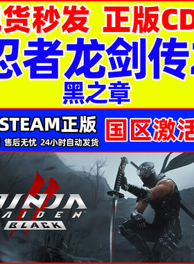 Steam 忍者龙剑传2黑之章 NINJA GAIDEN 国区激活码CDK正版PC游戏