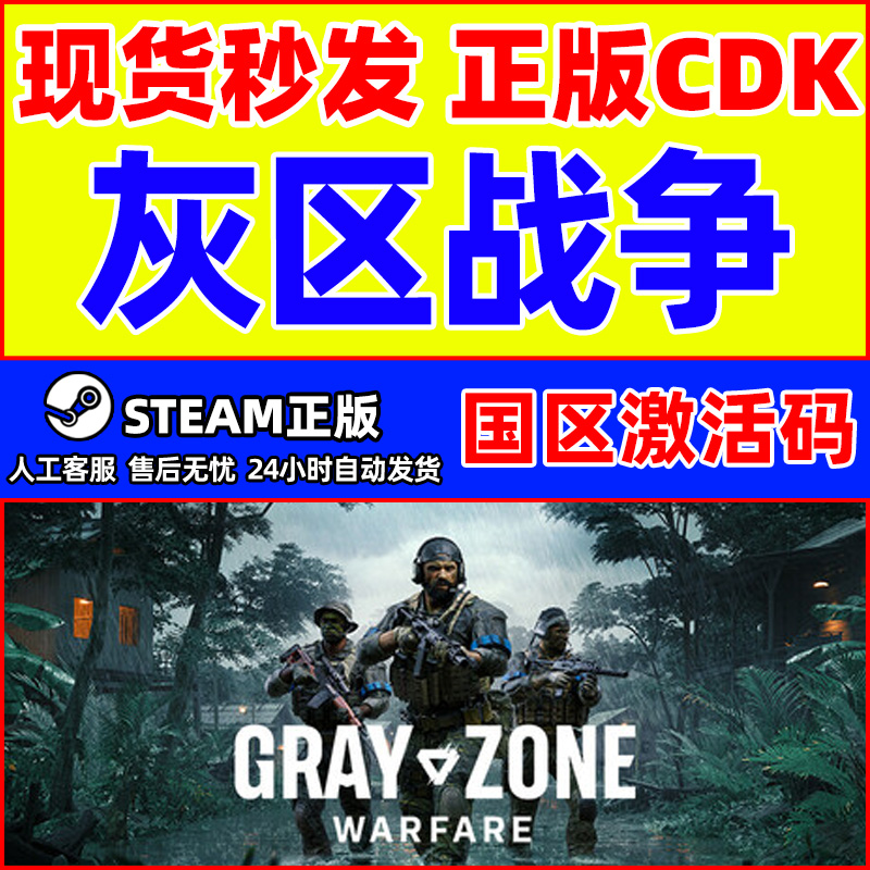 steam游戏 灰区战争 Gray Zone Warfare 国区激活码CDKey PC游戏