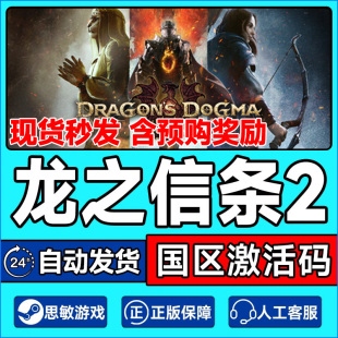 国区cdkey激活码 steam现货 PC中文 Dogma Dragon 龙之信条2