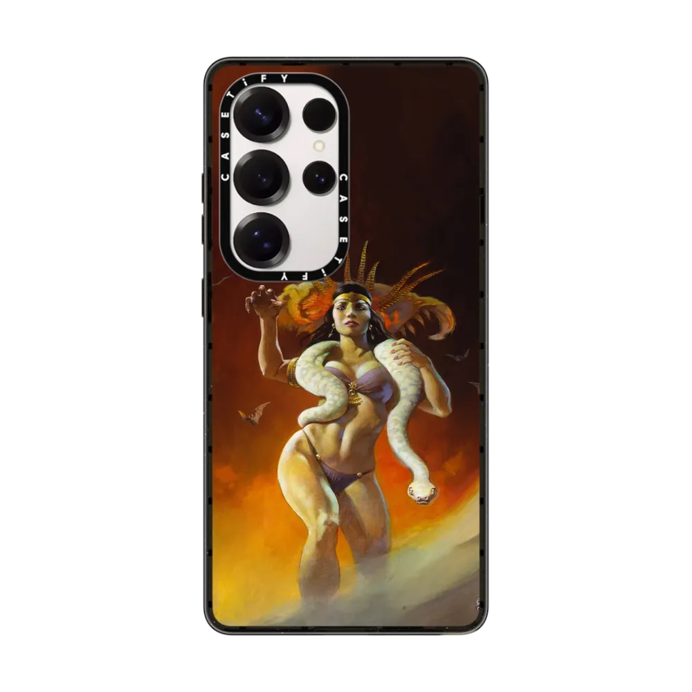 现货CASETiFY暮色黎明适用三星S24/S25 Ultra手机壳Z Fold 7/6/5幻想艺术弗兰泽塔女孩异国情调独特保护套s23