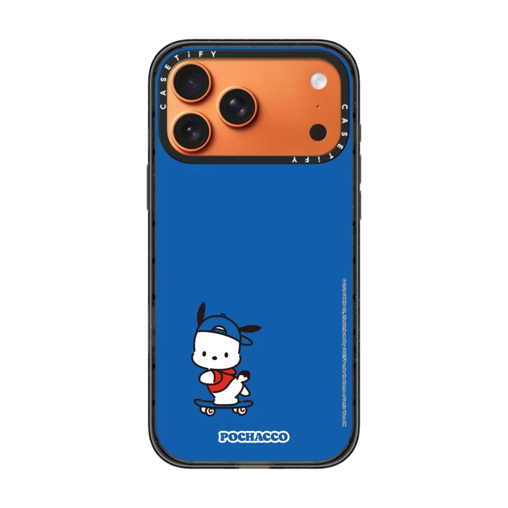 现货CASETiFY联名三丽鸥萌犬伙伴滑板帕恰狗蓝色定制可写字适用苹果iPhone17 pro max磁吸手机壳16/15/14套13