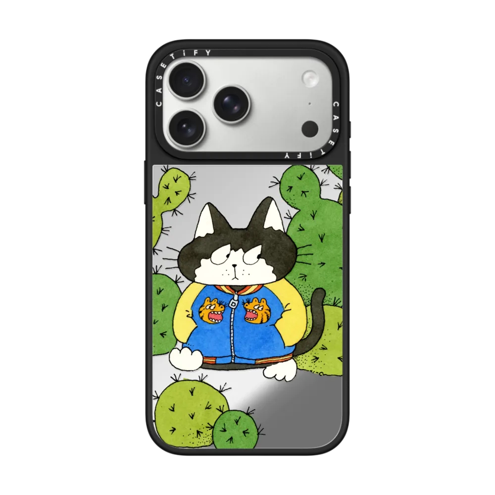 CASETiFY穿夹克的小猫趣味手机壳