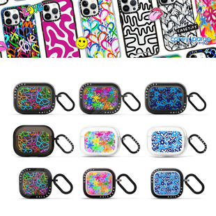 pro Designs适用苹果Airpods 2代无线蓝牙耳机保护套Airpods 4代防摔软壳 CASETiFY艺术联名Corey Paige