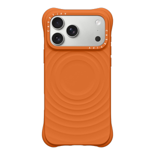现货CASETiFY橙色波漾壳适用于苹果iPhone17 pro max磁吸手机壳16/15/14波浪明星同款液态硅胶时尚极简保护套