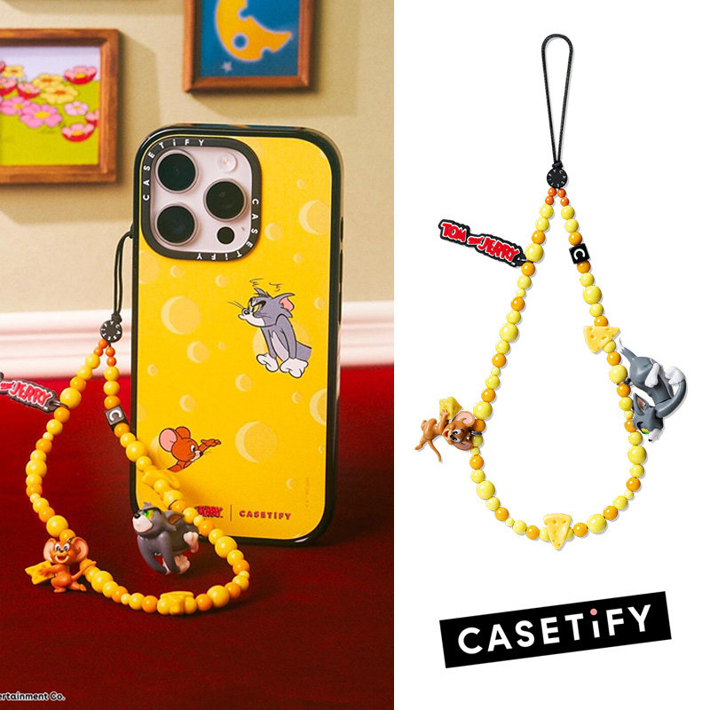 CASETiFY联名猫和老鼠手机挂链