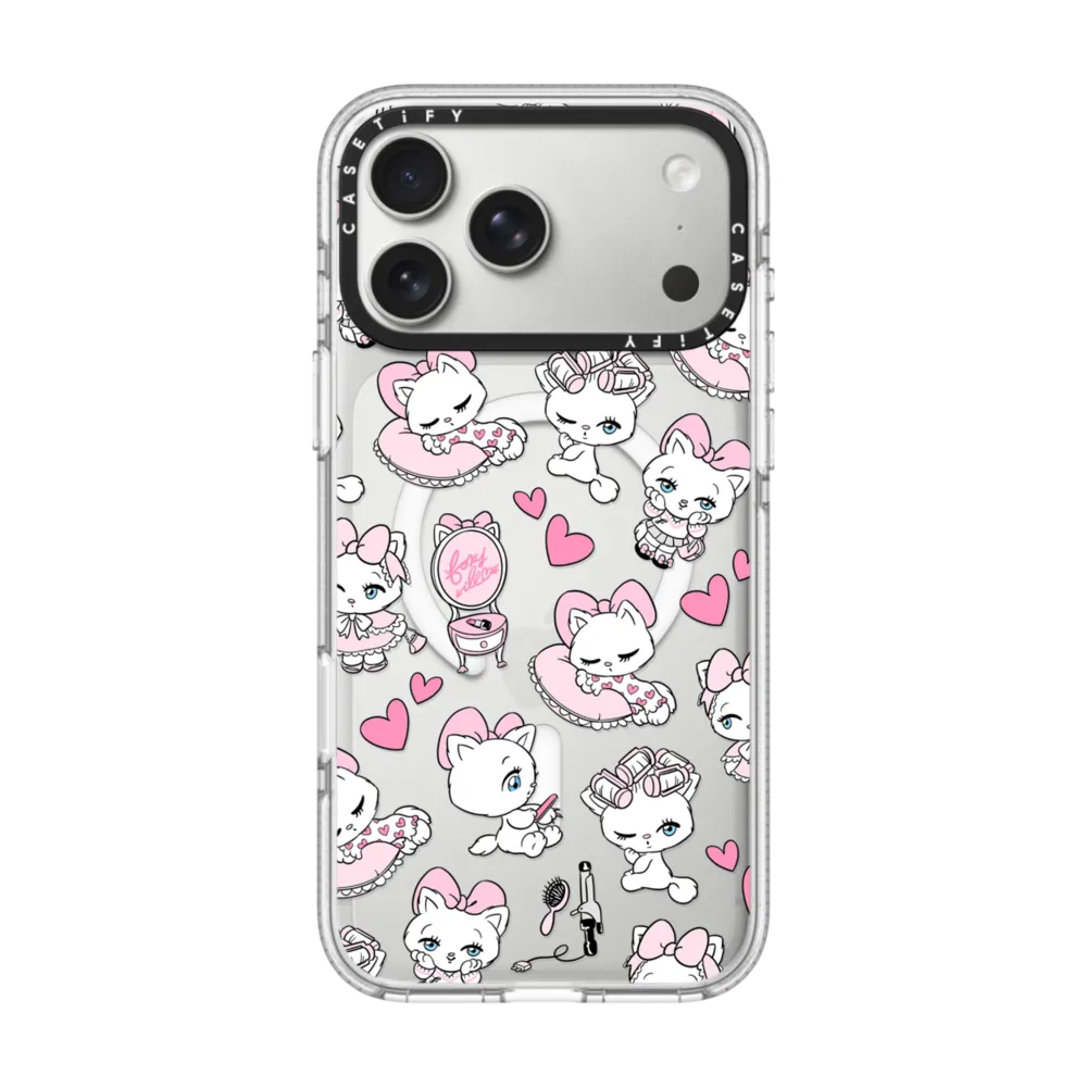 CASETiFY可爱小猫萌趣少女手机壳