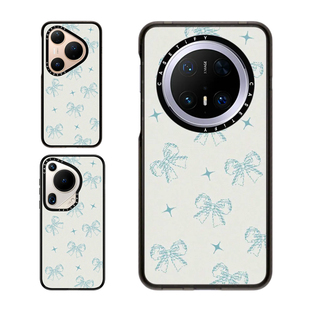 现货CASETiFY李沅禧ILLIT WONHEE梦幻蓝色蝴蝶结适用华为Pura 80 Pro手机壳Ultra/Pocket 2折叠Mate70Pro+套
