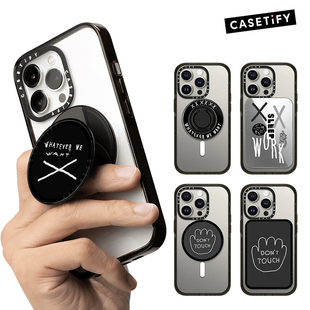 CASETiFY艺术家INAPSQUARE磁吸手机支架指环扣卡包追剧神器ins风