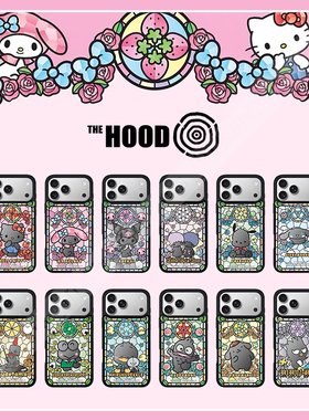 THE HOOD三丽鸥联名大眼蛙双子星适用苹果iPhone17 pro max磁吸手机壳16/15卡通可爱趣味镜面全包防摔保护套