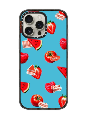现货CASETiFY促销红色浆果适用苹果iPhone17 pro max手机壳16/15/14磁吸13个性潮牌12全包防摔air保护套plus