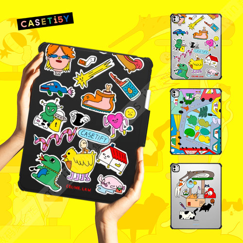 CASETiFY卡通插画艺术平板保护套