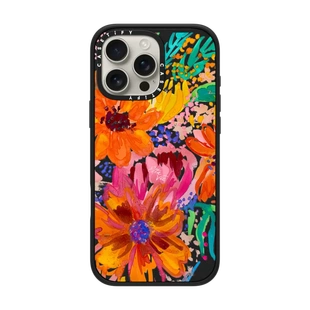 現(xiàn)貨CASETiFY橙紅水彩花卉適用蘋果iPhone16 Max磁吸手機(jī)殼15 13創(chuàng)意潮牌油畫風(fēng)藝術(shù)全包防摔保護(hù)套12 Pro