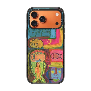 现货CASETiFY被鱼吞噬适用于苹果iPhone17 pro max手机壳磁吸16 Leovy复古13色彩趣味12 14小众艺术家Ana