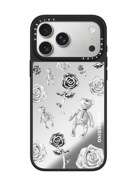 现货CASETiFY联名NUMBERING小熊与玫瑰适用苹果iPhone17 pro max磁吸手机壳16/15/14/13时尚限量12保护套air