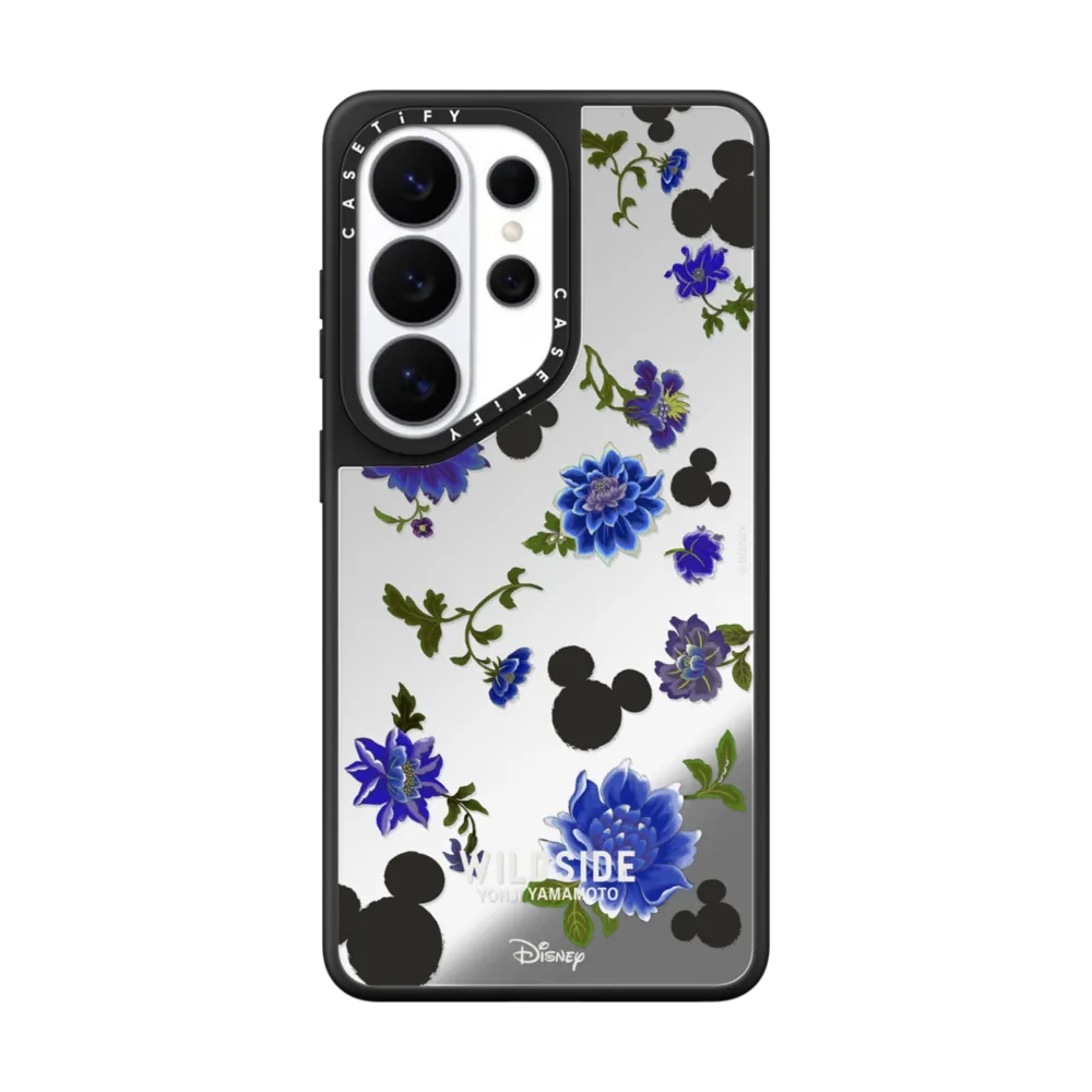 现货CASETiFY联名WILDSIDE山本耀司迪士尼米奇与蓝花适用三星S25/S26 Ultra手机壳s26+个性潮流防摔保护套s24