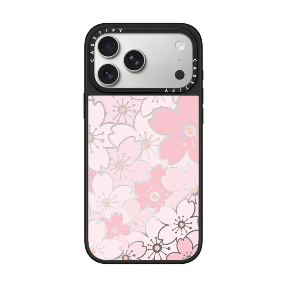 现货CASETiFY粉色樱花盛开适用苹果iPhone17 Pro Max磁吸手机壳16/15/14时尚13小众轻奢ins风超火春天保护套