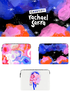 CASETiFY艺术家Rachael Sarra梦幻宇宙适用苹果iPad/MacBook Pro 13/16寸笔记本电脑包海绵内胆包防摔保护套