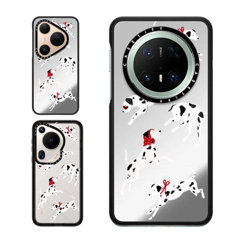 现货CASETiFY斑点狗外出记适用华为Pura 80 Pro手机壳Ultra/Pocket 2折叠Mate70Pro+小众趣味可爱防摔保护套