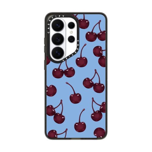 CASETiFY柔蓝黑樱桃果冻手机壳