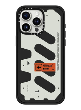 现货CASETiFY白色全息图适用苹果iPhone15 pro max磁吸手机壳14/13/12创意潮牌个性拼贴艺术Kunel Gaur保护套