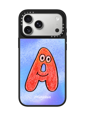 现货CASETiFY奇趣艺术家Jon Burgerman定制字母适用苹果iPhone17Pro Max磁吸手机壳16/15/14卡通可爱13保护套